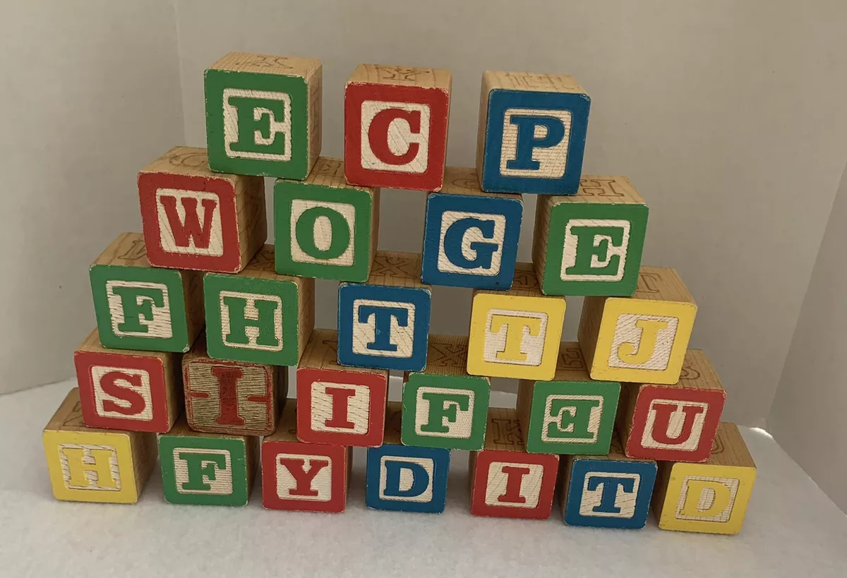 Alphabet Building Blocks, Alphabet Letters Blocks