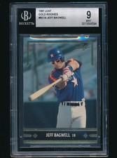 1991 Leaf Gold Rookies rookie #BC14 Jeff Bagwell RC BGS 9 Mint