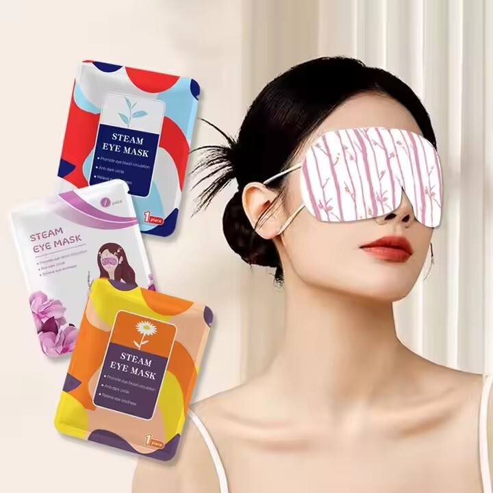 30-Pack Disposable Heated Steam Eye Masks for Dry Eyes & Relaxing Sleep SPA-image