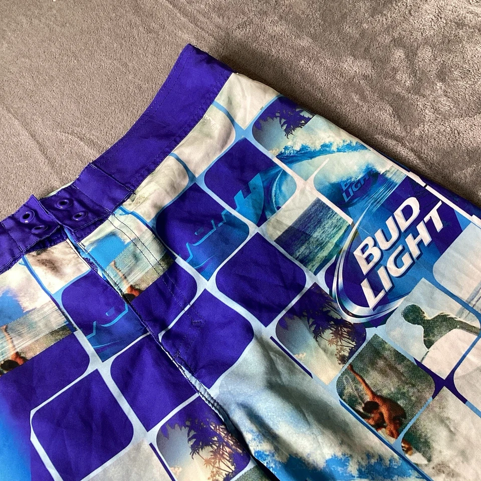 Bañador Bud Light Board Shorts para hombre XL Foto 4 de 4