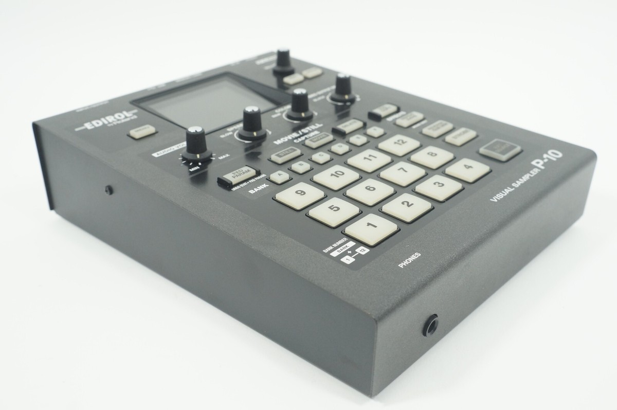 Edirol P-10 Visual Sampler Audio Video Sample Pad VJ DJ P10 Edirol P-10 Visual Sampler Audio Video Sample Pad VJ DJ P10