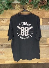 Rare HUF X Thrasher Worldwide Tour De Stoops Jersey Men’s Sz XL Black