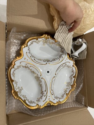 Weimar Katharina 14051 Fine China 3 Part 12  Divided Serving Dish- Brand New