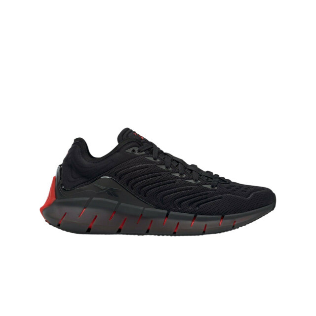 reebok zig kinetica black and red