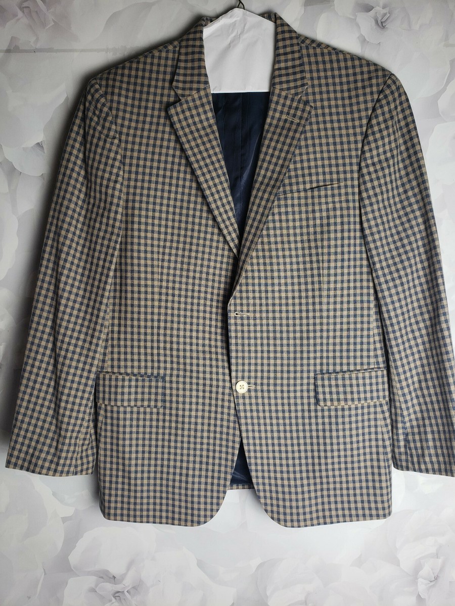 Tommy hilfiger men blazer RN 47338 Size 40R Mix Color 2 missing