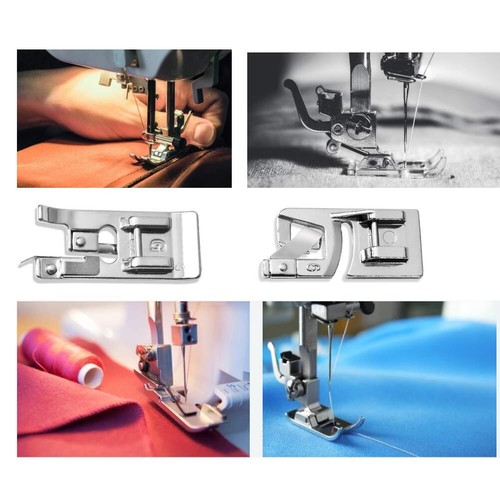 3 Pcs Hemming Foot Kit, Sewing Feet Kit, Rolled Hem Presser Foot Sewing Machi... - Picture 4 of 7