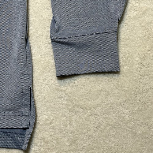 Polo Turtleson Golf Uomo Grande Grigio Manica Lunga Performance Elasticizzata - Foto 8 di 9