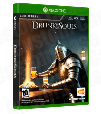 Drunk Souls - The Dark Souls Drinking Game (Collector's Case) READ DESCRIPTION