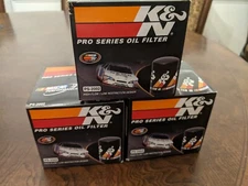 K&N PS-2002 Pro Series Oil Filter 3-pack. New
