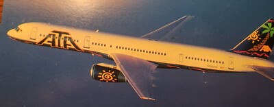 American  Trans  Air  Boeing  757 Postcard Big Big Chance Winter Discount!!!