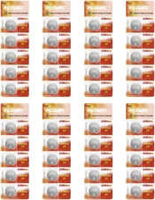 40 Pack CR2032 Batteries, 3V Lithium Coin Battery for Small Electronic Devices, 
