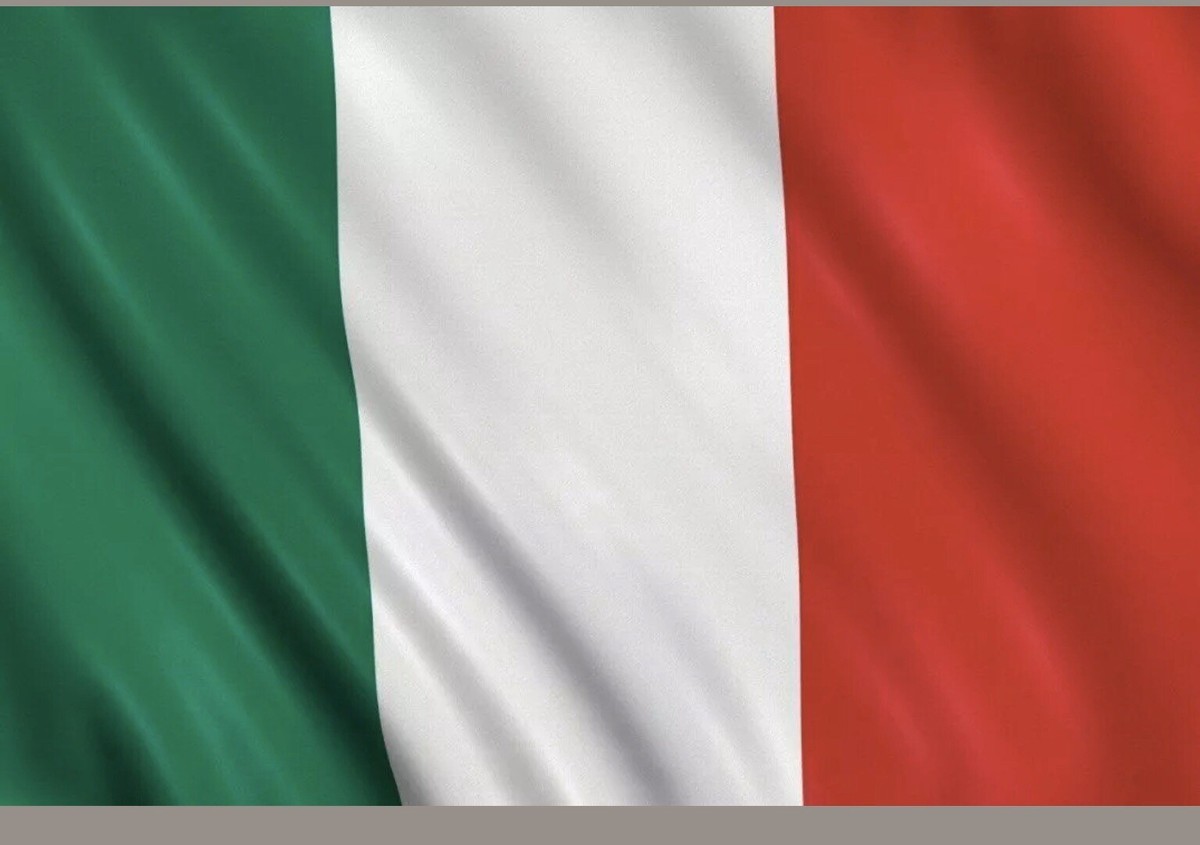 Bandiera italia italiana 150x90 cm con asola per asta tricolore grande