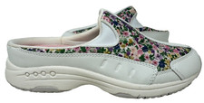 Easy Spirit Women's Settime Classic Slip On Mules White/Floral Size:6.5 172K