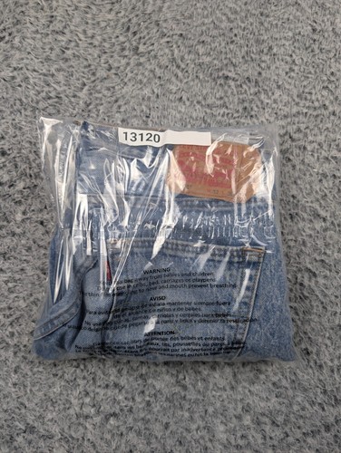 Levi's 501 Jeans Men 32x30 Blue Straight Leg Rocker Denim Stretch Grunge Pants - Picture 10 of 10