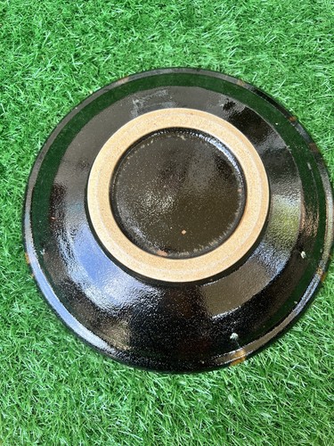 VTG Mid century Studio Art Pottery Japan Stoneware Charger - Picture 3 of 10