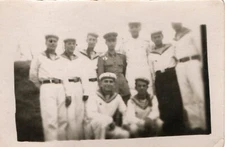 ROMANIA MILITARY PHOTO - ROMANIAN MILITARY NAVY SAILORS 1960 RPR NAVY PHOTO