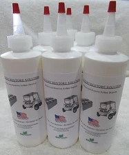 GOLF CART BATTERY RESTORE LIQUID Solution - Restore, Repair 6,8 Volt EZGO, Club