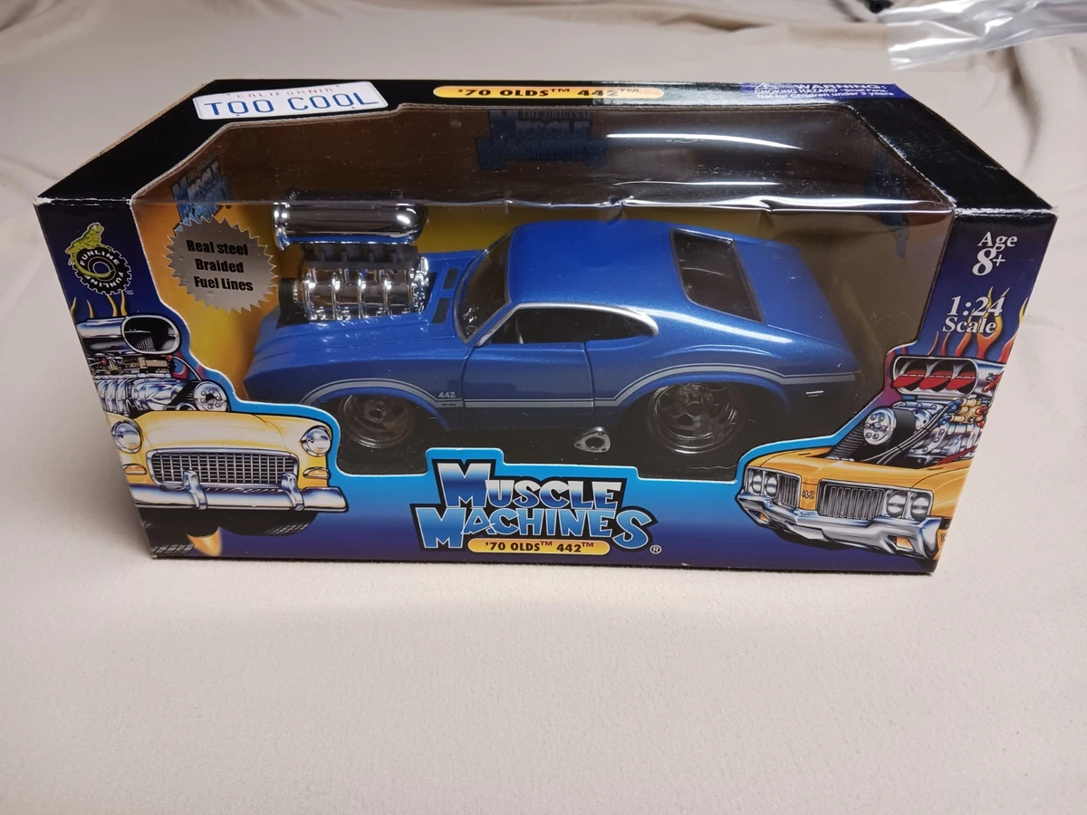 ミニカー s2020 MUSCLE MACHINES 1/24 SCALE 1971 Muscle Machines 1/18 Scale Model 71165 - 1970 Plymouth Cuda