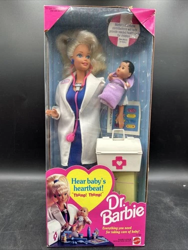 Mattel Dr. Barbie 1993 Vintage Collectible Doll #11160. ML
