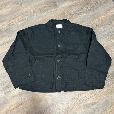 Aime Leon Dore Waxed Cropped Topcoat Pine Grove Size XL ALD SS24