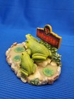 1995 Anheuser-Busch Budweiser Frogs - Croaking Bud-Wise-Er Figurine — photo 5
