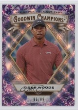 2025 Upper Deck Goodwin Champions Purple Diamond /99 Tiger Woods #1
