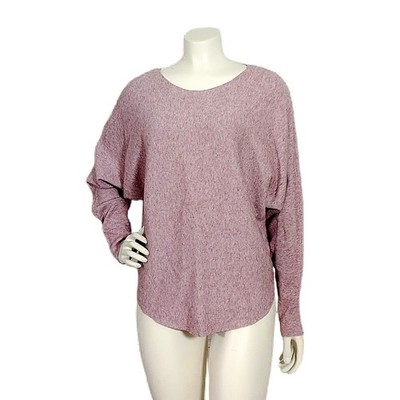 Vila Milano Womens Sweater Top Size L Pullover Dolman Long Sleeve Cotton Blend 