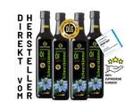 KRÄUTERLAND Schwarzkümmelöl 2L ungefiltert kaltgepresst ägyptisch frisch 4x500ml