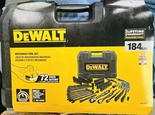 Dewalt DWMT45184 184-Piece Black Chrome Mechanics Tool Set W/Case - Brand New