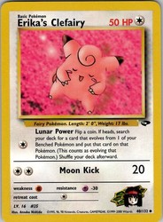 Erika's Clefairy 40/132 Gym Challenge