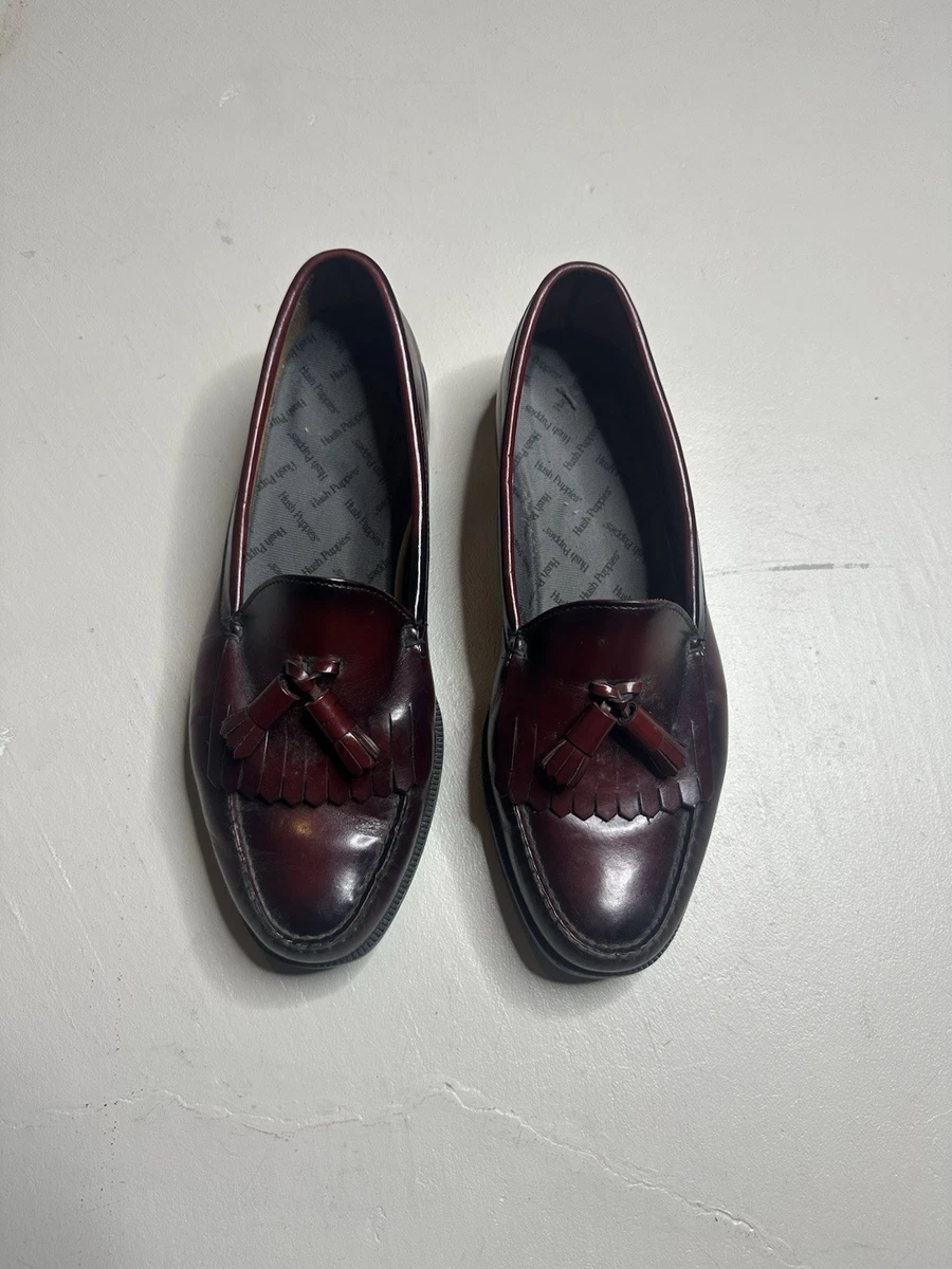 Hush Puppies Oxford Leather Upper Dress Shoes for Men for  display picture 3