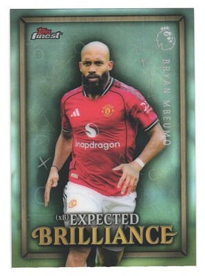 2025-26 Topps Finest Premier League Expected Brilliance Man United Bryan Mbeumo