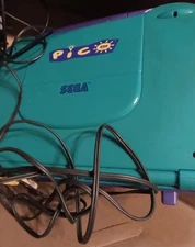 Sega Pico Gaming Console w/5 Game & All Cables-Vintage-Console Does Have Issues
