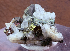 Cuarzo con Pirita y Esfalerita de Zacatecas México 11,5 g.