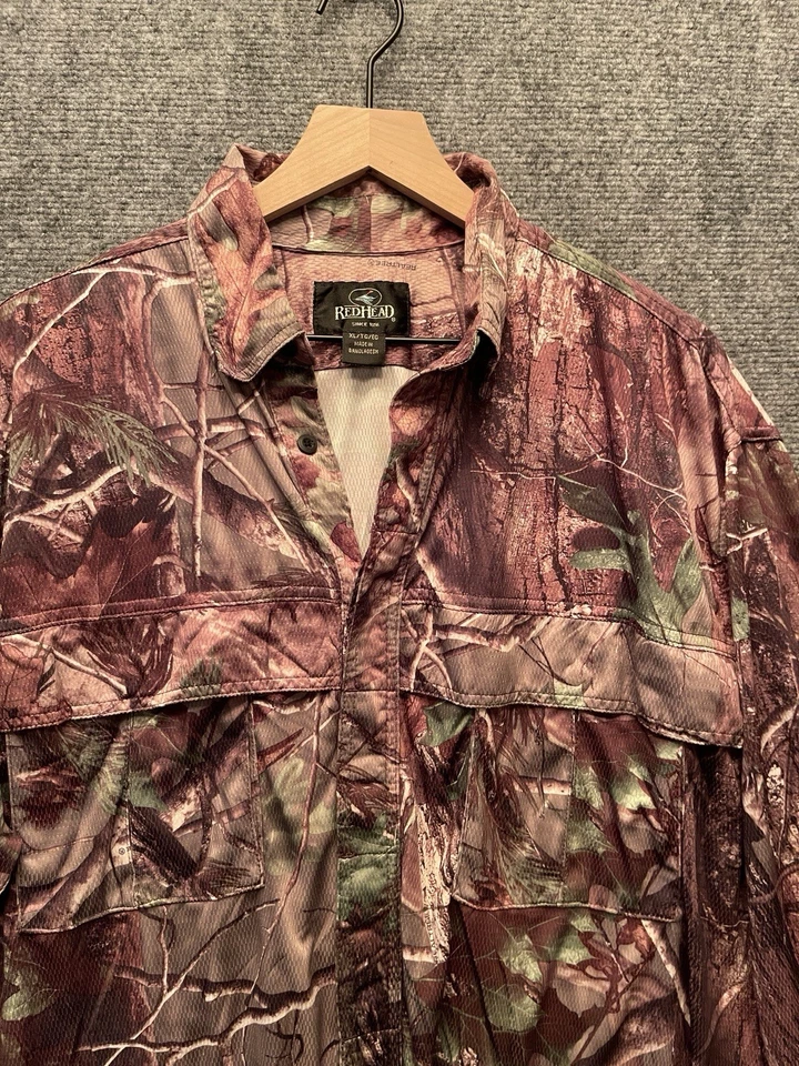 Redhead REALTREE Camo Hunting XL Shirt & Large PantsLightweight Polyester #01995 - Image 2 of 4