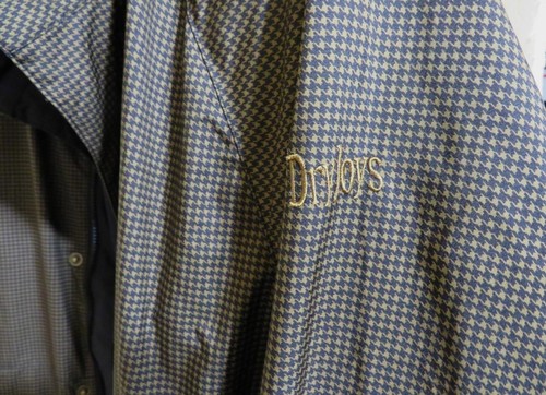 DRYJOYS By FOOTJOY Men's Golf Rain Checkered Jacket Coat Size Large Free Ship! - Picture 9 of 11