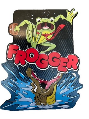 Frogger Arcade Video Game Wood Sign Wall Art Open Road Hobby Lobby  14''x18''