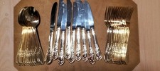 SBS Solingen Besteckset  64 tlg, 23/24 Karat, Hartvergoldet, Gold