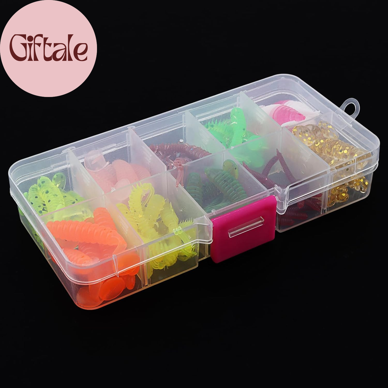 68Pcs Fishing Topwater Lures Kits Mixed Artificial Baits Tackle Box, Soft Plasti - Image 8