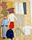 Vintage Mattel Ken and Allan Doll (Barbie Family) 1960's & Large lot of Clothing
