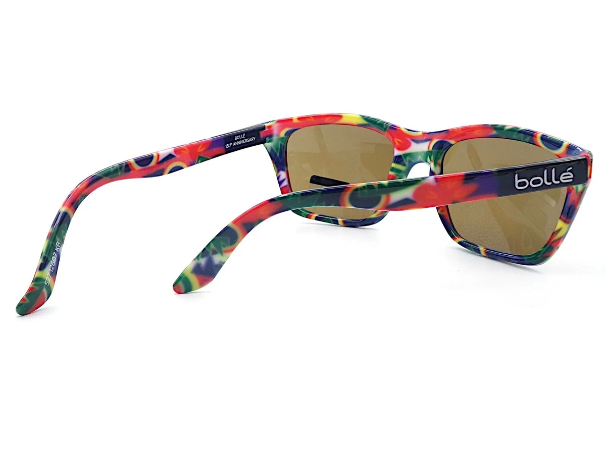 Bollé 527 Sonnenbrille Limited Edition mit Blau Flash Spiegelgläsern 12607