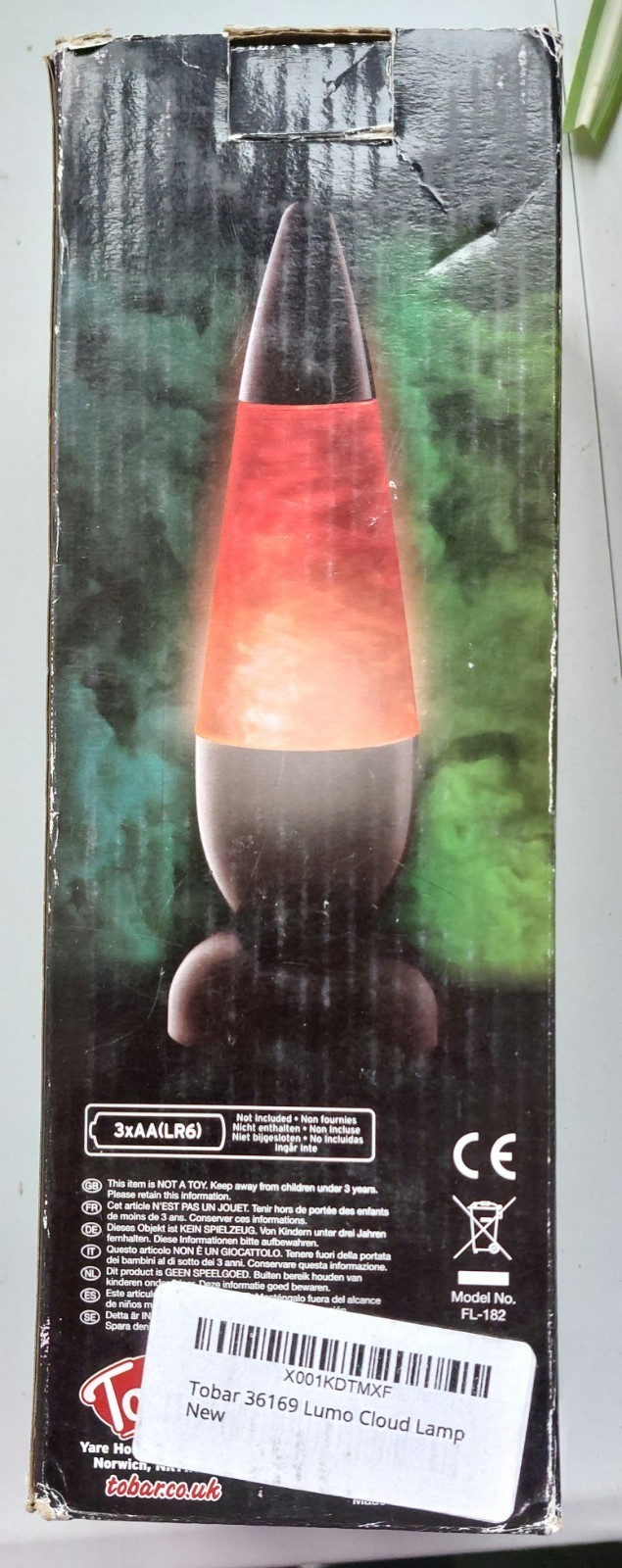 Cloud Lamp Mood Light Slowly Changes Colour Swirling Misty Cloud Effect Assorted