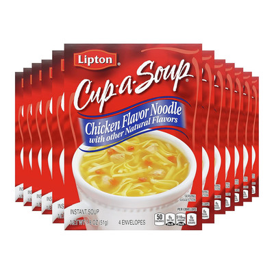 #ad SOUP SECRETS Lipton Cup a Soup Instant Soup For a Warm 1.8 Ounce Pack of 12 $39.99