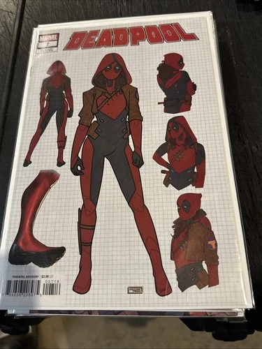 DEADPOOL #7 TAURIN CLARKE 1:25 Ratio Design Variant
