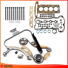 Timing Chain Kit Head Gasket Bolts Set Fits 09-10 Pontiac G6 2.4L