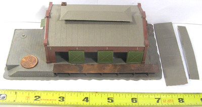 Pola-N N Scale Model Railroad Wharehouse Building   Broken Pole VNB