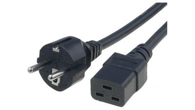 5904006702447 SN25-3/15/3BK Kabel: 3x1,5mm2, CEE 7/7 (E/F) wtyk,IEC C19 żeński, 