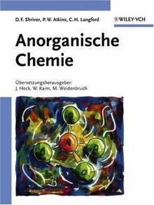 Anorganische Chemie von Duward F. Shriver | Buch | Zustand sehr gut