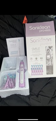 Soniclean Pro4800 Rechargeable Toothbrush Base 12 Heads(Missing Charger Bank)