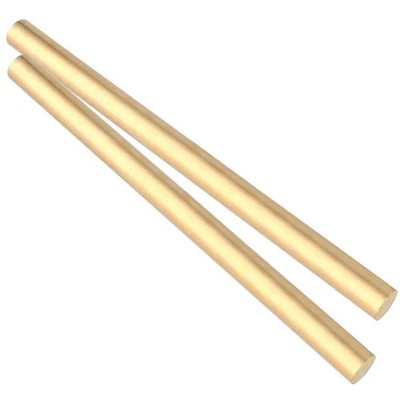 TAICHEUT 2 Pack 3/4 Inch Brass Rod, 11.81 Inch Length Solid Lathe Bar Brass S...